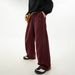 Men's Clothing Heavy Contrast Color Bright Line Split Casual Pants Men Autumn Style Straight Loose Texture Long Pants Trendy Brand Sports Sweatpants_viptrois.com