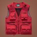 Men's Clothing Multi-Pocket Tactical Vest For Outdoor Activities, Photography, Fishing & Work - Lightweight, Breathable, Durable Nylon Blend_viptrois.com