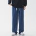 Men's Summer Lightweight Retro Straight Leg Jeans With Drawstring & Relaxed Fit_viptrois.com