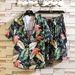 Men's Clothing Summer New Men's Fashion Beach Suit Loose Large Size Fashion Pattern Shorts Shirt Two Piece Suit_viptrois.com
