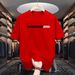 Men's Clothing Summer Loose Versatile Short Sleeved T Shirt Tops Paris Letter Print_viptrois.com