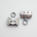 Diamond Bow Zinc Alloy Pendant Couple Bracelet Bag Pendant Decoration Hardware Accessories_viptrois.com