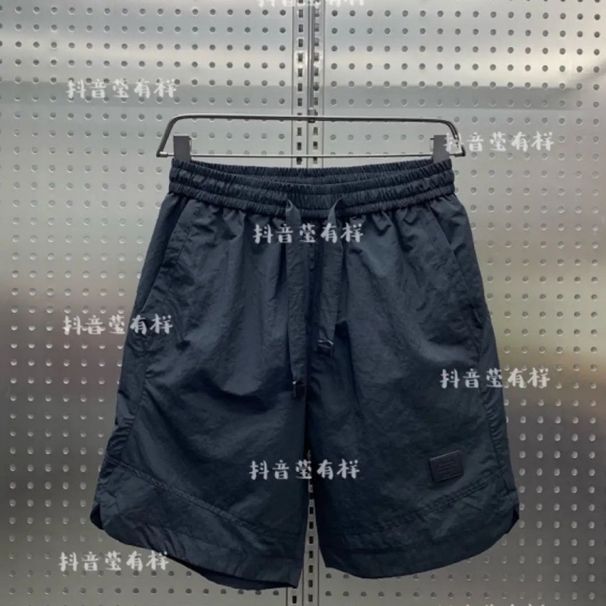 Men's Clothing Lightweight Breathable Sun Protection Hooded Short Sleeve & Shorts Set - Summer Casual Outfit In Black, Purple, Neon Green, Pink_viptrois.com