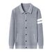 Men's Sweater With Lapel Cardigan, Thickened Casual Jacket For Autumn And Winter, Fashionable And Versatile Knitted Shirt_viptrois.com
