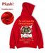 Loom Fleece-Lined 2022 Hoodie For Men, Loose Fit, Large Size, New Year Red Jacket, Autumn And Winter Trend_viptrois.com