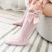 New Summer Baby Knee High Socks Kids Girls Bow Long Sock Soft Cotton Mesh Breathable Children Hollow Out Socken For 0-7Years_viptrois.com