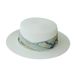 Women's Straw Hats Lady Style Flat Top Hat New Summer Elegant Pearl Straw Seaside Sun Protection Hat For Women_viptrois.com