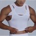 Men's Clothing Street Fashion Sexy Irregular Tank Camisole Camisole Two Piece Set_viptrois.com