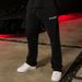 Men's Clothing Sports Pants Autumn And Winter New Gym Cotton Printed Flower Feet Casual Versatile Sweatpants Black_viptrois.com