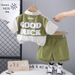 Children's New Short Sleeve 2025 Baby Summer Thin Shirt Two Piece Set Handsome_viptrois.com