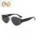 Two Circles Retro Square Sunglasses For Women - Slim Lightweight Frame With UV400 Protection_viptrois.com