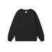 K Loose Solid Color Men's Round Neck Sweatshirt With Casual Long Sleeves_viptrois.com