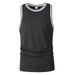 Men's Clothing Summer Men's Muscle Fitness Sports Casual Sleeveless Vest Quick Drying Printed Letters Fashion Top_viptrois.com