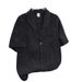 Men's Clothing New Cuban Collar Black Long Sleeved Shirt Men's Summer Thin Casual Jacquard High End Loose Sun Protection Shirt_viptrois.com