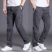 Man's clothing Outdoor sports men's pants multi-pocket pants overalls men's casual pants Plus size loose straight leg fashion men's pants_viptrois.com