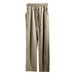 Men's Wide-Leg Casual Pants - Elastic Waist Drawstring Trousers With Jacquard Striped Design For Spring & Autumn_viptrois.com