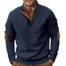 2025 Men's Best-Selling Autumn New Casual Stand Up Collar Long Sleeved Pit Stripe Corduroy Color Blocked Slim Fit Hoodie_viptrois.com