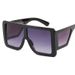 Men's Sunglasses New Large Frame Sunglasses For Women Internet Celebrity Square Big Face Sunglasses Personality Wide Legs Anti Ultraviolet Glasses_viptrois.com