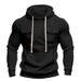 Men's Clothing Autumn And Winter Heavyweight Men's Loose Outdoor Sports Plus Velvet Hooded Multi Pocket Casual Workwear Sweatshirt Men_viptrois.com