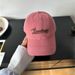 American Letter Embroidered Red Baseball For Women In Spring And Summer, Small Face, Versatile Hat, Big Head_viptrois.com
