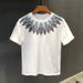 Men's Slim-fit Crew Neck Print Trend Versatile Casual Fashion T-shirt 2025 Summer New Short-sleeved T-shirt_viptrois.com