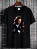 Vintage He Lisves In Tour Julio Iglesias Shirt Classic Black Unisex S-4XL H887 Streetwear Versatile Homme Top For Everyday Wear Casual Stylish_viptrois.com