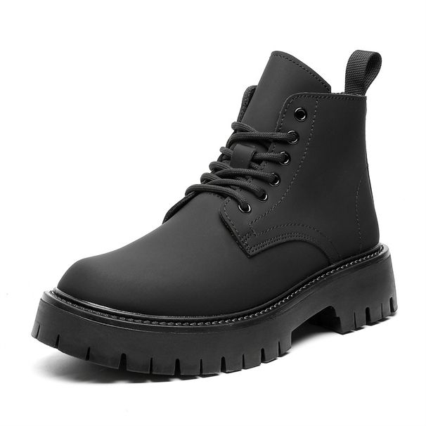 Martin Boots Long Tube Tooling High Street Soft Leather Tooling Locomotive Wind Heightened Boots_viptrois.com
