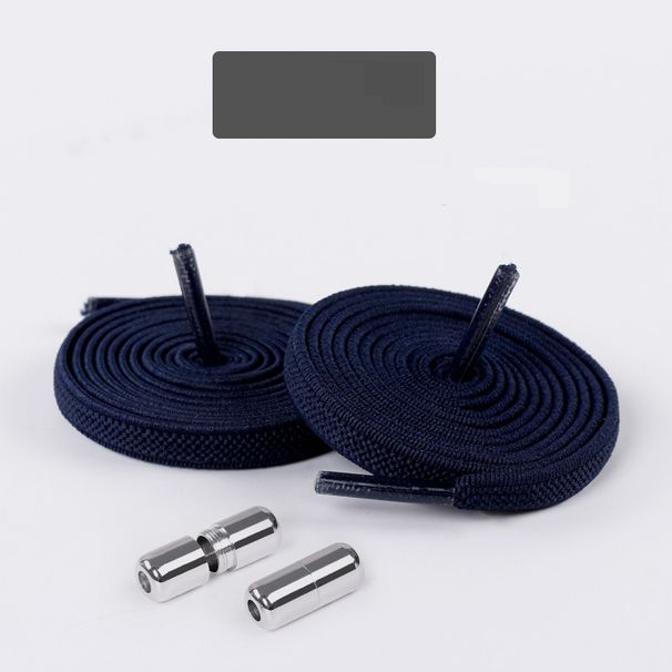 Shoe Accessories capsule buckle metal tie free shoelaces fashionable personality elastic flat children's tie free artifact_viptrois.com