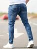 Best-selling Men's Skinny Skinny Jeans With Elastic Holes And Tight Jeans_viptrois.com