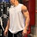 Men's Clothing Fitness Vest Summer Waistcoat Mesh Quick Drying Sports T Shirt Sleeveless Running Basketball Training Suit_viptrois.com