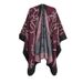Unisex Cape ink painting large jacquard totem women's cape acrylic split cape_viptrois.com