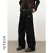 Men's Wide Leg Straight Denim Pants High-Quality Ykk Zipper Casual Trousers Breathable Cotton Blend Washed_viptrois.com