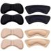 High Heel Heel Pads Sponge Anti Friction Foot Pads Foam Thickened Heel Half Size Pad Leather Shoe Heel Pad_viptrois.com