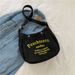 Kids Canvas Crossbody Bag - Fashion Letter Print Shoulder Bag For Boys & Girls, Lightweight & Spacious_viptrois.com