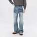 Men's Clothing Washed Straight Wide Leg Drape Trendy High Street Mopping Pants_viptrois.com