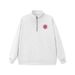 Men's Clothing UU 320g Stand Up Collar Half Zip Sweatshirt Men's Loose Fit With Badge, US Map, Versatile Trendy American Style Top Wholesale_viptrois.com