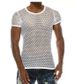 2025 New Men's Sexy Mesh Top - Short Sleeve (Long Sleeve, Sleeveless)_viptrois.com