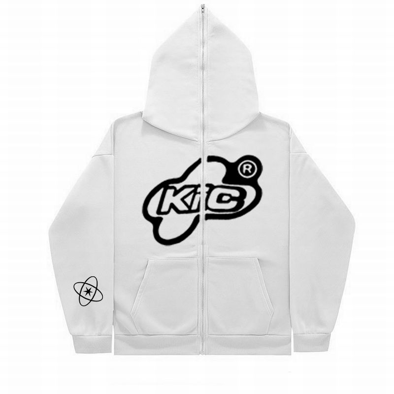 Hooded Sweater, Men's Solid Color, Fashionable Brand, Full Matching, Sports Top, Loose Casual Sweatshirt Jacket, Women's Style_viptrois.com