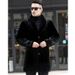 Men's Clothing Men's Imitation Mink Fur Men's Mink Coat Whole Mink Haining Fur Long Fur Coat Winter Jacket Large Size_viptrois.com