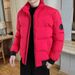 Men's Winter Down Jacket With Hood 550 Fill Power White Goose Down Slim Fit, Water-Resistant Machine Washable Lightweight Warm Coat_viptrois.com
