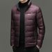 2025 New Men's Down Jacket Stand Collar Light Business Casual Tops Middle Aged And Young People High End Warm Jacket_viptrois.com