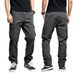 Men's Clothing Men's Loose Casual Workwear Trousers Spring Style Drawstring Multi Pocket Straight Fit For Formal & Casual_viptrois.com