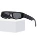 Men's Sunglasses New Simple Fashion Wide Leg Sun Visor Sunglasses Sunglasses Men's Rectangular Cat Eye Frame Hip Hop Sunglasses Women_viptrois.com