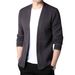 Celaln Kigmjn Men's Lightweight Knit Sweater - Slim Fit V-Neck Pullover For Business Casual & Everyday Wear (Gray, Sizes M-Xxxxl)_viptrois.com