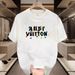 2025 Summer Loose Men And Women Pullover 100% Cotton Short Sleeve T-shirt_viptrois.com