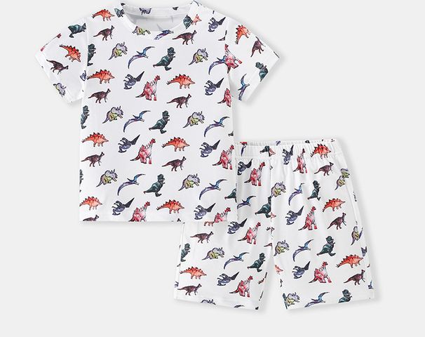 Mother & Kids Children's Short Sleeved Suits Summer Suits Boys And Girls Summer Two Piece Suits I Summer Suits Children's Suits Beach Style_viptrois.com