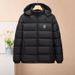 Men's Clothing Men's Autumn And Winter Cotton Casual Hooded Lining Full Edge Light Sweater Couple Jacket Casual Top Solid Color Stitching_viptrois.com
