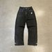 Men's Premium US Map Embroidered Jeans - Heavyweight Black Selvedge Denim With 3D Coordinates_viptrois.com