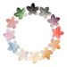 Luxury Gold Wire Drawing Plumeria Claw Clip - Small Size Bauhinia Hairpin For Braiding & Baby Hair - Premium Gold Strand Hair Accessory_viptrois.com