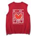 Toy Love Cartoon Anime Loose Round Neck Pure Cotton Tank Top Men's Summer Youth Couple Trendy Brand Sleeveless Bottom_viptrois.com